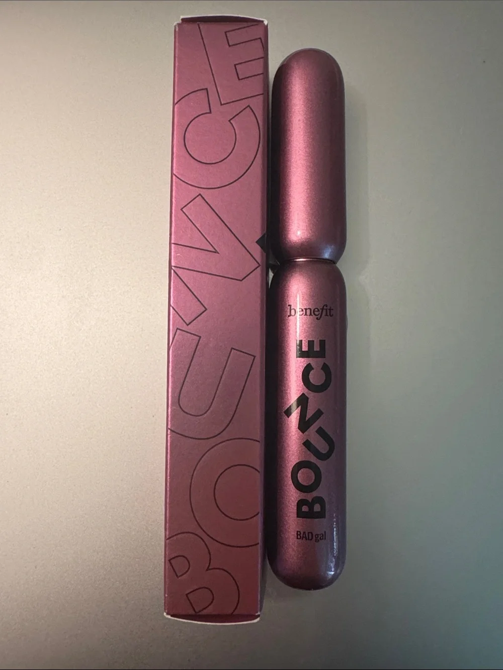 Benefit BADgal BOUCE Mascara — Metallic Pink Tube